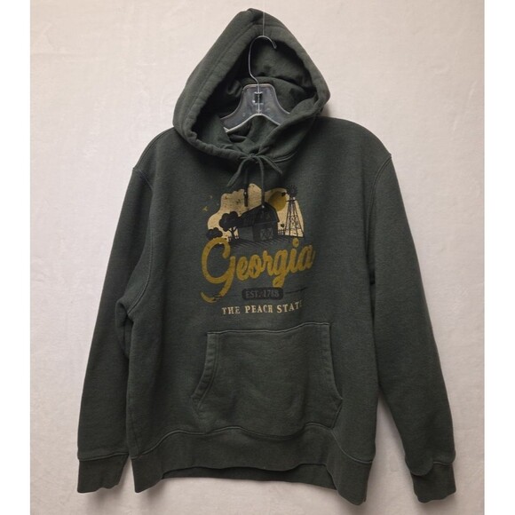 State of Mine Other - State of Mine Georgia Fleece Hoodie Sweatshirt Green Size XL Men's Unisex